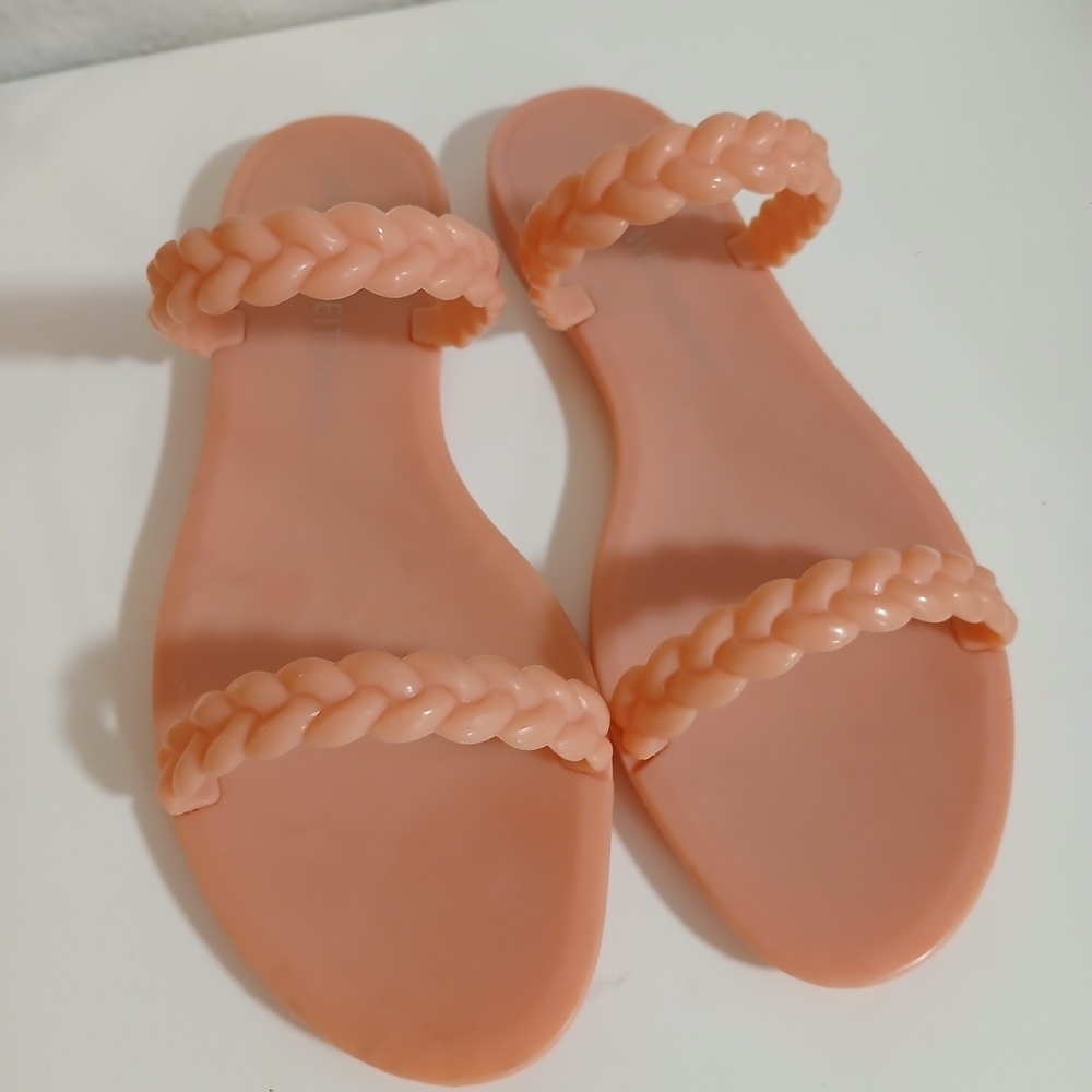 Stuart Weitzman Coral Braided Sandals‎
